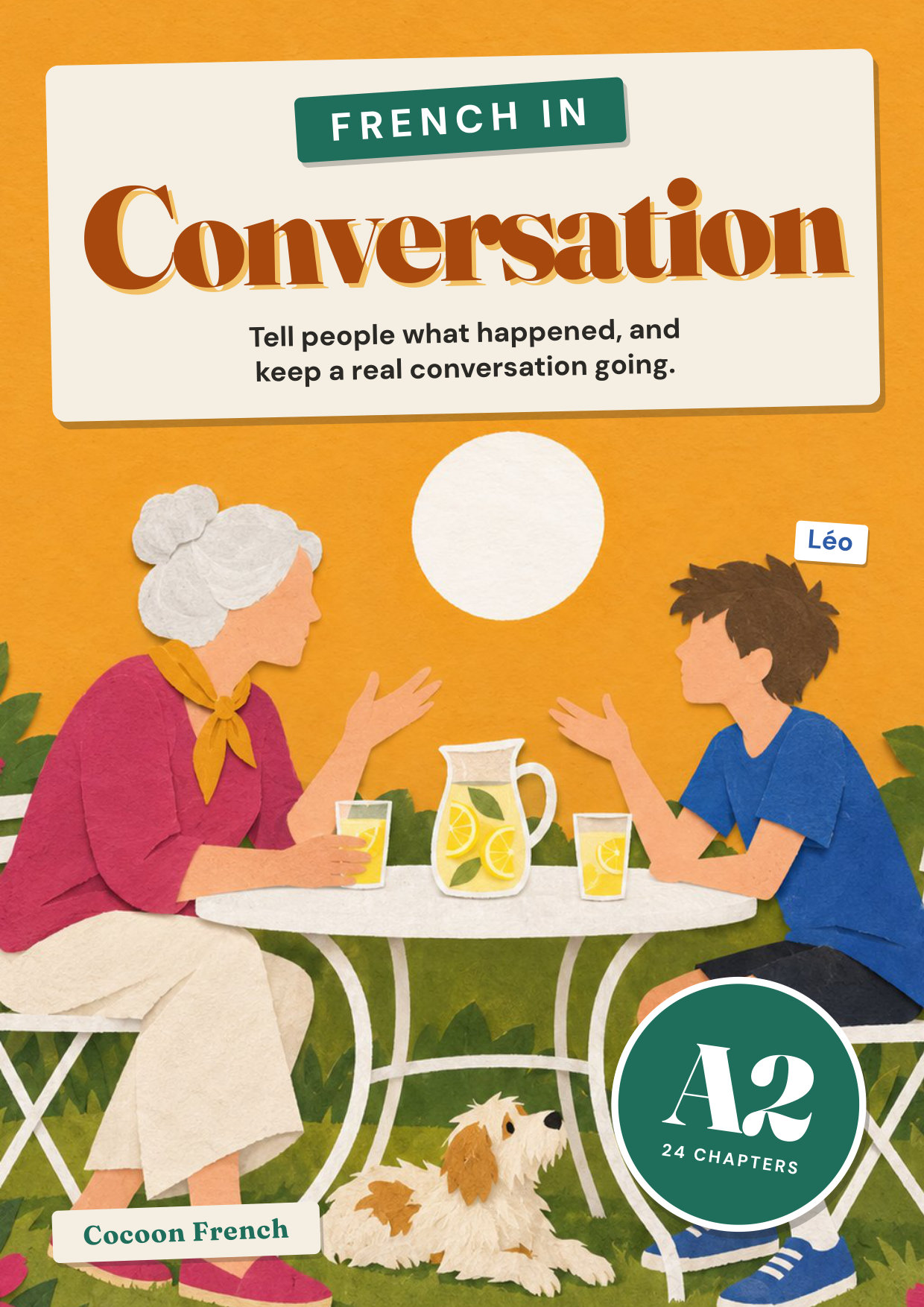 The cover of French in Conversation