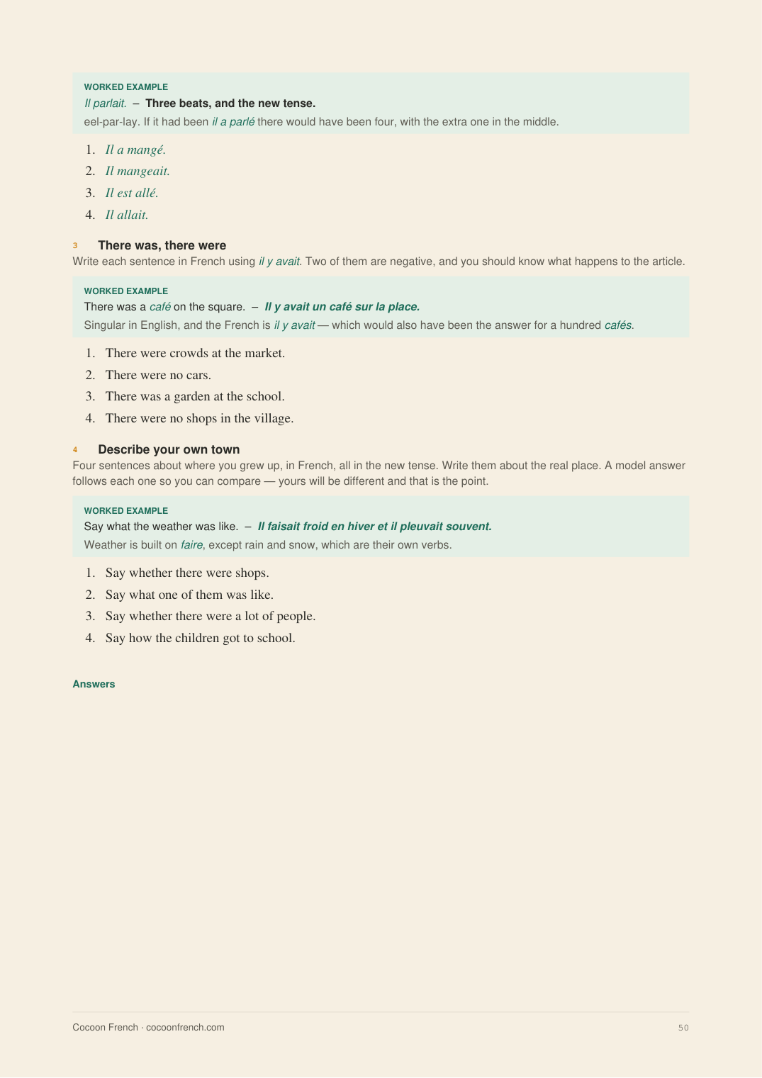 Page 50 of French in Conversation